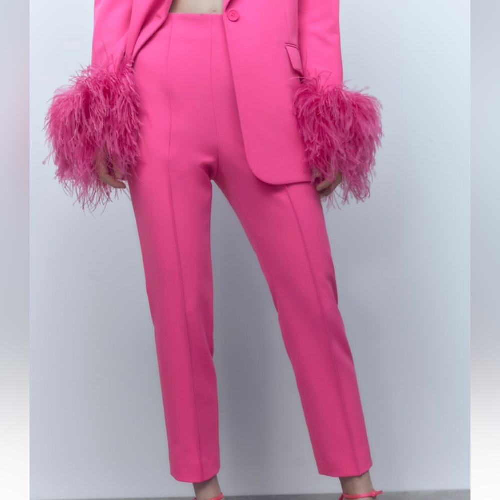 ZARA BLOGGERS FAV MINIMAL HIGH WAIST PANTS